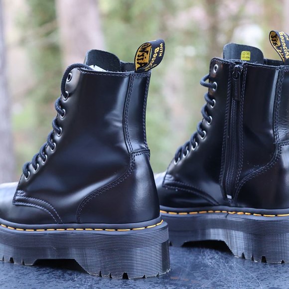 Dr. Martens 1460 Jadon Leather Platform Boots - Picture 9 of 11